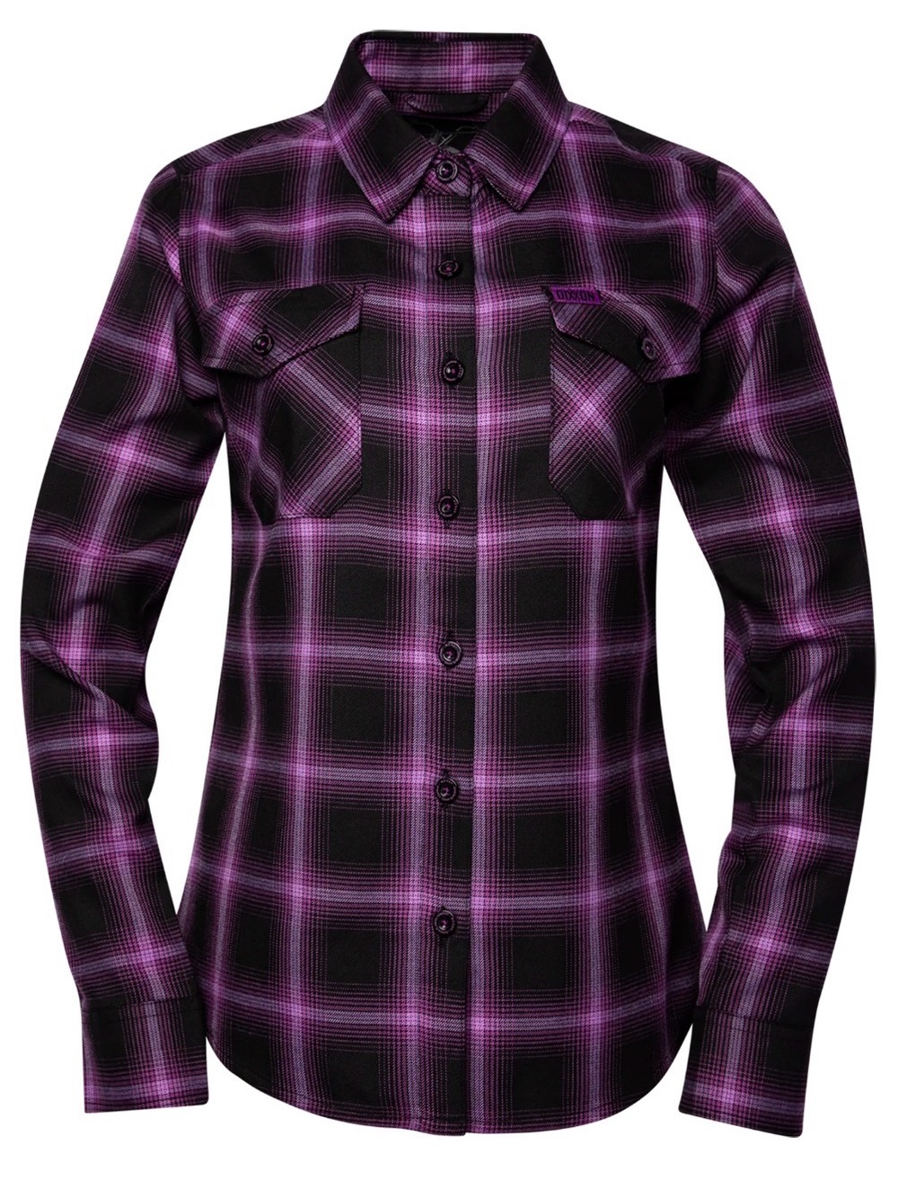 DIXXON Black and Purple Argon Flannel